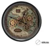 Formano XXL Wanduhr Weltkarte 58cm Metall Uhr mit Produktbild-Vorschau 5