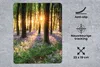 MuchoWow® Mauspad Mousepad Wald - Blumen - Lavendel - Sonne Produktbild-Vorschau 2