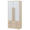 Flieks Armoire penderie avec 2 tiroirs et 2 portes, armoire Voir les images du produit 9