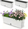 2 Stck. Blumenkasten Meißel Balkonkasten Pflanzkasten Weiß Produktbild-Vorschau 1