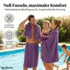 Komfortec 2er Saunatuch Set 80x200 cm aus 100% Baumwolle, Produktbild-Vorschau 7