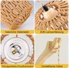 Handgefertigte Bambus Wandleuchte Retro - LED-kompatibel, Produktbild-Vorschau 9