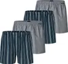 Schiesser 4er Pack Web Boxershorts Eingriff mit Knopf, Produktbild-Vorschau 1