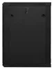 A black server rack cabinet with a key lock on the front door. Produktbild-Vorschau