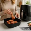 Kuketo | Silikonform Für Heißluftfritteuse 19,5 × 19,5 cm – Produktbild-Vorschau 5