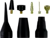 A collection of air pump adapters on a white background. Náhľad obrázku produktu