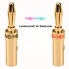 NEXMEX Bananenstecker 4mm schraubbar 4x Stecker vergoldet Produktbild-Vorschau 6