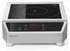 A close-up, front-facing studio shot of a commercial induction cooker. Anteprima dell’immagine prodotto