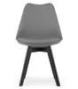 Set de 4 chaises de salle à manger Chaise de salon 4x gris Voir les images du produit 8