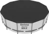 Bestway® PVC-Abdeckplane Ø 370, schwarz, rund Produktbild-Vorschau 1