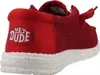Hey Dude Wally Stretch Sox Czerwony Podgląd zdjęcia produktu 3