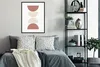 MuchoWow® Gerahmtes Poster Minimalismus - Pastell - Produktbild-Vorschau 5