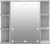 vidaXL Armoire de toilette avec LED Gris Sonoma 70x16,5x60 Voir les images du produit 7