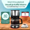 Emerio Koffiezetapparaat met Glazen Kan – 1,25 L Productafbeelding-voorbeeld 4