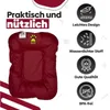 EVE Textile Hundebett Katzenbett 70x50x5 cm Rot Hundekorb Produktbild-Vorschau 2
