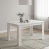 Homestyle4u Esstisch 120-160x80 cm ausziehbar Weiss Produktbild-Vorschau 16