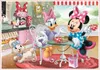 Minnie Mouse and Daisy Duck are having tea with a bunny at a cafe. Produktbild-Vorschau