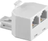 goobay ISDN T Adapter RJ11/RJ14 Stecker auf 2 RJ11/RJ14 Náhled obrázku produktu 1
