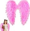 Damen-Engelsflügel mit Federn, Halloween, Fee, Cosplay, Produktbild-Vorschau 6