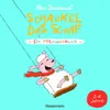 A cartoon sheep on a swing with text and age recommendation. Voir les images du produit