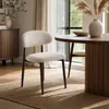 Furnihaus - 4er Set Esszimmerstühle Celia Beige Walnuss Produktbild-Vorschau 3