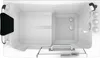 Sitzbadewanne Senioren Wanne Sitzwanne mit Tür S08-TH-B-L Produktbild-Vorschau 6