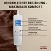 Grafner Heizdecke aus Plüsch 180 x 130 cm braun | Produktbild-Vorschau 6