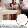 Sweiko Table basse blanche irrégulière stable et durable de Voir les images du produit 10