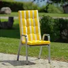 Herlag Hochlehner Gartenstuhlauflage Mia Gelb-Gestreift Produktbild-Vorschau 6