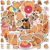 EDIBAZZAR | Adesivi Capibara, 60 pezzi, colorati, Anteprima dell’immagine prodotto 1