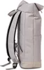 Side view of a gray roll-top rucksack backpack. Produktbild-Vorschau