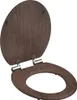 WC sedátko SCHÜTTE MDF DARK WOOD, s mechanismem soft-close Náhled obrázku produktu 10