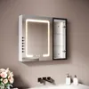 SONNI 70 x 60 x 12,5 cm Armoire de toilette double porte en Voir les images du produit 2