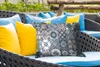 MuchoWow® Outdoor Kissen - Design - Blume - Blau - Figuren Produktbild-Vorschau 4