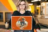 MuchoWow® Laptop Aufkleber Sticker Cover Snowboard - Mann - Produktbild-Vorschau 5