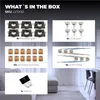 Ledvion lot de 6 spot encastre LED noir RGB dimmable WiFi Voir les images du produit 4