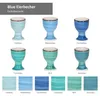 Blue Baita 6er Set Eierbecher blaue Eierhalter Eierständer Produktbild-Vorschau 3