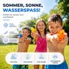 3X Wasserpistolen 12 cm bunt Set - Extra großer Reichweite Produktbild-Vorschau 8