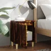 The Living Store Nachttische 2 Stk. Massivholz-Beine Produktbild-Vorschau 1