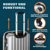 Valise rigide XL argent 4 roues 360° Bagage poignée Voir les images du produit 4