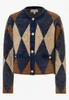 MORE & MORE Argyle Cardigan argyle knit 40 Produktbild-Vorschau 1