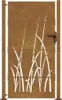 vidaXL Gartentor 100x175 cm Cortenstahl Gras-Design Produktbild-Vorschau 3