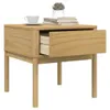 Lampentisch FLORO Wachsbraun 55x55x54 cm Massivholz Kiefer, Produktbild-Vorschau 4