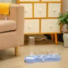Gamelle double orthopédique pour chats avec remplissage Voir les images du produit 9