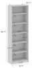 Regal Bücherregal Wandregal Standregal Holzregal Massivholz Produktbild-Vorschau 4