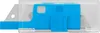 A close-up view of a blue and silver utility knife blade dispenser. Produktbild-Vorschau