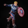 A Captain America action figure in a dynamic pose, holding his shield. Produktbild-Vorschau