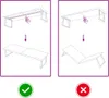 vidaXL Piano tavolo marrone chiaro 180x50x(2-4)cm Legno Anteprima dell’immagine prodotto 3