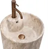 Lavabo Freestanding REA Blanka Savana Matt Beige 40X40X85Cm Anteprima dell’immagine prodotto 4