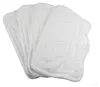 A stack of white microfiber cleaning cloths for a steam mop. Produktbild-Vorschau